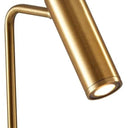Metal LED Desk Lamp With USB And Wireless Charging - Brass - HomeRoots - Table Lamps - Elite Enclave Home