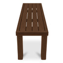 Marina - Ourdoor Dining Bench - Dark Brown - Moe's Home Collection - Benches - Elite Enclave Home