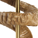 Rams - Horn Table Lamp - Light Brown - Uttermost - Table Lamps- Elite Enclave Home