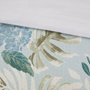 Kiawah Island - 5 Piece Cotton Duvet Cover Set With Throw Pillow - Light Blue