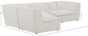 Miramar - 4 Piece Modular Sectional - Meridian Furniture - Stationary Sectionals - Elite Enclave Home
