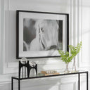 Eyes On The Prize - Framed Print - White