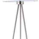 Tripod Floor Lamp With White Drum Shade - White - HomeRoots - Floor Lamps - Elite Enclave Home