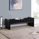 Waverly - Bench With Black Frame - Meridian Furniture - Upholstered Benches - Elite Enclave Home