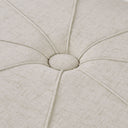 Ferris - Oval Ottoman - Cream - Madison Park - Upholstered Ottomans - Elite Enclave Home
