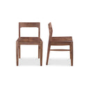 Owing - Dining Chair Chair (Set of 2) - Walnut Brown - Moe's Home Collection - Chair Sets - Elite Enclave Home