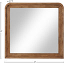 Fluted - Mirror - Meridian Furniture - Mirrors - Elite Enclave Home