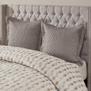 Sanctuary - Queen Comforter Queen 8 Piece Set - Taupe Gold