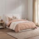 Jayson - Linen Cashmere Duvet King Set - Clay - Classic Home - Duvet Covers & Shams - Elite Enclave Home