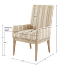 Rika - High Back Dining Armchair (Set of 2) - Natural - Madison Park - Chair Sets - Elite Enclave Home