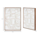 Unfold - 2 Framed Print - White - Moe's Home Collection - Framed Prints - Elite Enclave Home