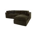 Cates - Lounge Modular Sectional - Dark Green - Moe's Home Collection - Stationary Sectionals - Elite Enclave Home