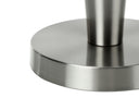 Metal Candlestick USB Table Lamps With Gray Drum Shade (Set of 2) - Silver - HomeRoots - Lamp Sets - Elite Enclave Home