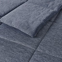 Comfort Cool Jersey Knit - Oversized Down Alternative Comforter - Blue