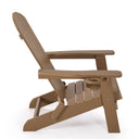 Heavy Duty Plastic Adirondack Chair - Light Brown