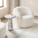 Adley - Plush Swivel Accent Chair