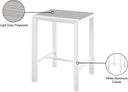 Nizuc - Outdoor Patio Square Bar Table - Meridian Furniture - Bar Tables- Elite Enclave Home