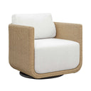 Santorini - Outdoor Swivel Lounge Chair - Brown - Uttermost - Swivel Chairs - Elite Enclave Home