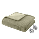 Dream Soft Heated - Queen Blanket - Sage
