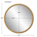 Byzantine - Round Mirror - Gold