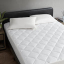 Cooling Touch - Overfilled Deep Pocket Mattress Pad - White