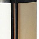 Cylinder Bedside Table Lamp - Black And Off-White