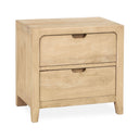 Laguna - 2 Drawer Nightstand - Natural - Classic Home - Accent Nightstands - Elite Enclave Home