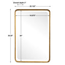Crofton - Mirror - Antique Gold