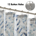 Sofia - Botanical Printed Shower Curtain - Blue - Madison Park Essentials - Shower Curtains - Elite Enclave Home