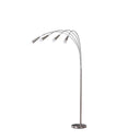 Four Lights LED Arc Floor Lamp - Nickel - HomeRoots - Floor Lamps - Elite Enclave Home