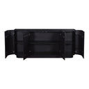 Povera - 4 Door Sideboard - Black - Moe's Home Collection - Sideboards - Elite Enclave Home