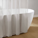 Anna - Sheer Shower Curtain - Gray - Madison Park - Shower Curtains - Elite Enclave Home