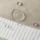 Spa Waffle - 78" Shower Curtain With 3M Treatment - Taupe