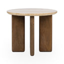 Idella - Travertine Round Table