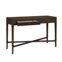 Kenna - Fluted 2 Drawer Storage Console Table - Brown - Martha Stewart - Console Tables - Elite Enclave Home