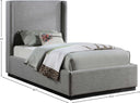 Flynn - Bed - Meridian Furniture - Platform Beds - Elite Enclave Home