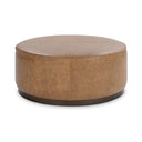 Clair - Leather Round Table
