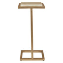 Gamora - Marble Drink Table - Gold / Green