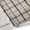 Anaheim - 50x84" Plaid Rod Pocket And Back Tab Curtain Panel With Fleece Lining - Black - Madison Park - Curtains & Drapes - Elite Enclave Home