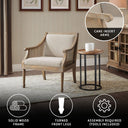 Isla - Accent Chair - Natural - Martha Stewart - Accent Chairs - Elite Enclave Home
