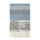 Lima - Throw - Capri Blue / Dark Gray - Classic Home - Throws - Elite Enclave Home