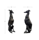 Duke Cast Aluminum Sculpture - Black - Moe's Home Collection - Sculptures & Figurines - Elite Enclave Home