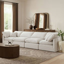 Indulge - Velvet 4 Seat Modular Sofa - Meridian Furniture - Stationary Sectionals - Elite Enclave Home