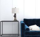 Blear in a Tree Table Lamp With Beige Shade - Black