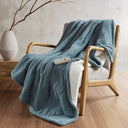 Amira - Dream Soft Heated Throw - Blue