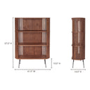 Henrich - Bookshelf - Natural Oil - Moe's Home Collection - Standard Bookcases - Elite Enclave Home