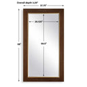 Matheson - Rectangular Mirror - Walnut - Uttermost - Accent Mirrors- Elite Enclave Home