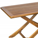 Solid Wood Folding Outdoor Picnic Table - Brown