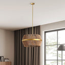 Wendy - Chandelier - Natural/Gold - Classic Home - Chandeliers - Elite Enclave Home
