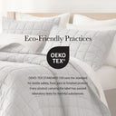 100% Linen - Full/Queen Linen Garment Washed Quilt Set - Gray - Harbor House - Quilts & Shams - Elite Enclave Home